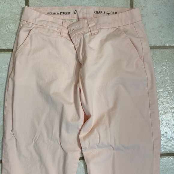 GAP broken-in straight light pink pants - Picture 4 of 8